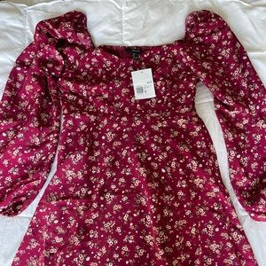 Floral print dress